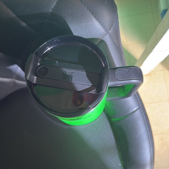 Neon Green Stanley 40oz Tumbler - Picture 2 of 6